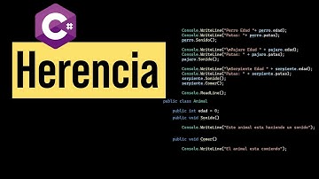 Herencia en C# | Cómo Crear Clases Padre e Hijo