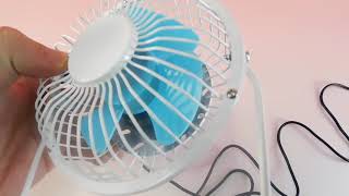 卓上ＵＳＢ扇風機１台　商品動画