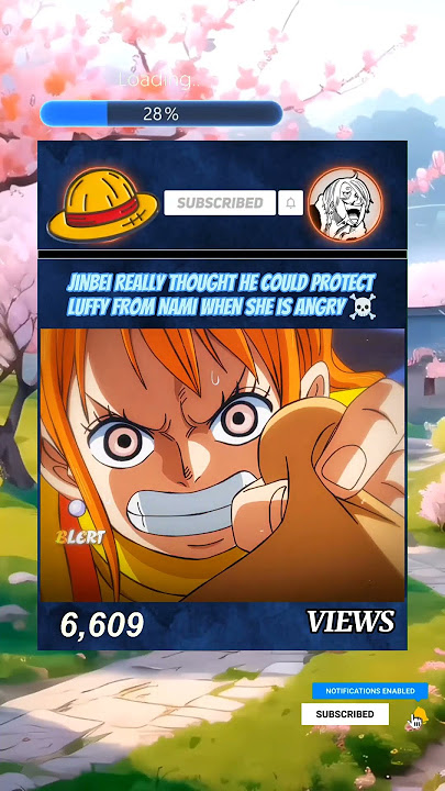 Bro fears nami more than big mom 😂 #nami #luffy #onepiece