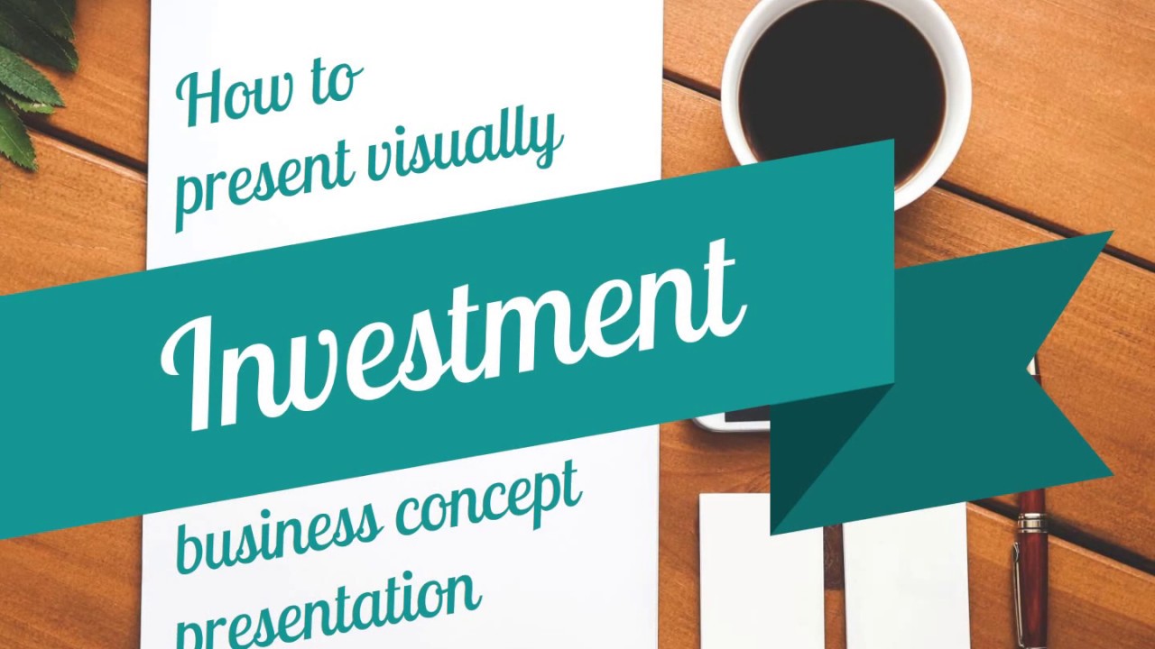 how to present investment business concept presentation investment presentation
