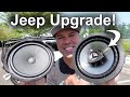 Jeep Speaker Upgrade (Mopar Kicker Speakers!) Sounds SO GOOD Now!