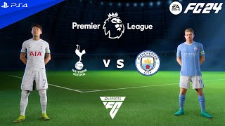 FC 24 PS4 - Tottenham Hotspur vs Man City | Premier League 23/24