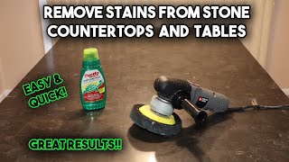 Remove Stains from Countertops and Tables | How To by Fix It With Zim 6,389 views 4 years ago 12 minutes, 4 seconds