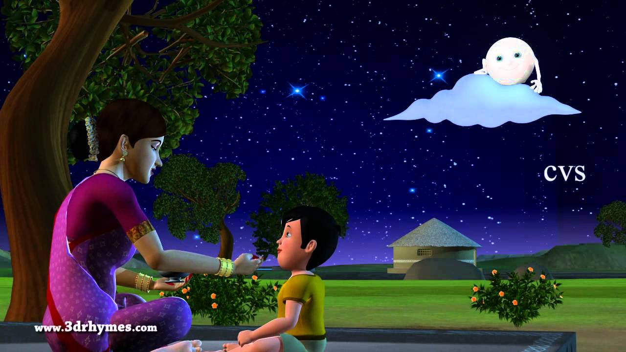 Nila Nila Odi Vaa   3D Animation Tamil Rhymes for children with lyrics