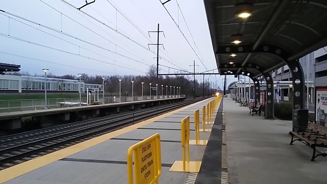 NJ Transit Train 7863 Arriving at Hamilton Station YouTube