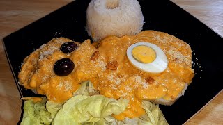 Aji de gallina plato Peruano