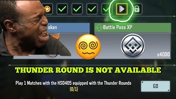 Play 1 Matches with the HS0405 equipped with the Thunder Rounds ❌ 😢😢😢