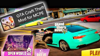 GTA 5 Craft Theft Mod for MCPE #gta screenshot 2