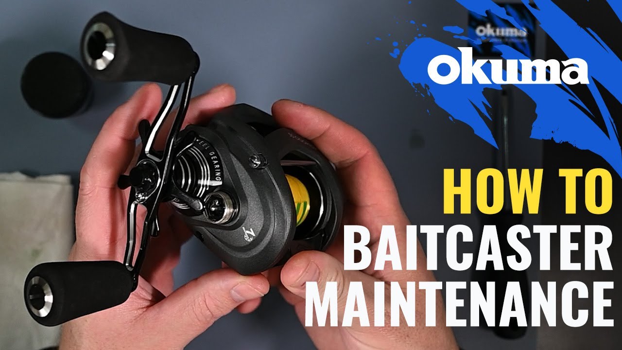 Okuma Cold Water Line Counter low profile baitcaster how to take