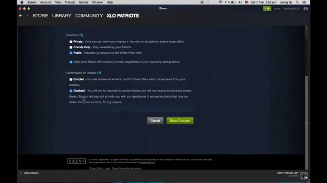How to disable email confirmation for steam youtube