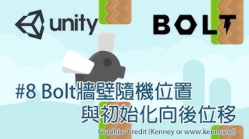 【米飯教學室】Unity視覺化遊戲程式設計入門 - Flappy Fly #8 Bolt牆壁隨機位置與初始化向後位移