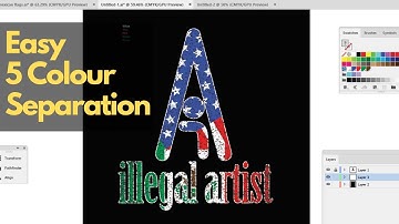 Easy 5 Colour Separation | Printing Films on a Pixma iX6820