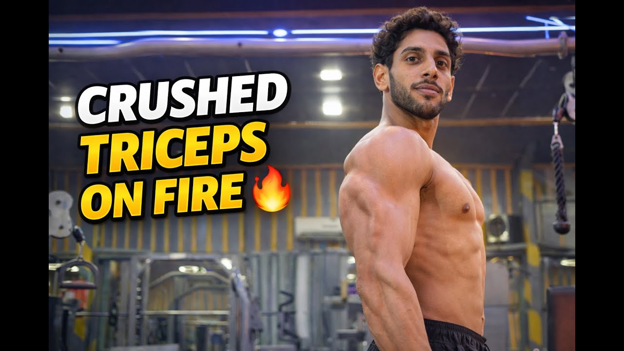 Beginner Triceps Workout 🔥 Build Bigger & Stronger Arms (Home & Gym)