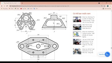 ✅ THỰC HÀNH VẼ AUTOCAD 2D CƠ BẢN NÂNG CAO bài thực hành số 8P2