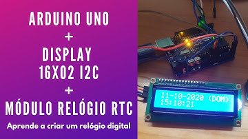 Como criar relógio digital com ARDUINO UNO | Relógio RTC DS1302