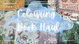 Adult Coloring Book Haul for October 2025  | Adult Colouring