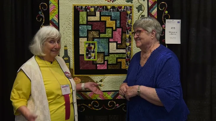 Karen Hansen Shares Her Quilt at AQS QuiltWeek
