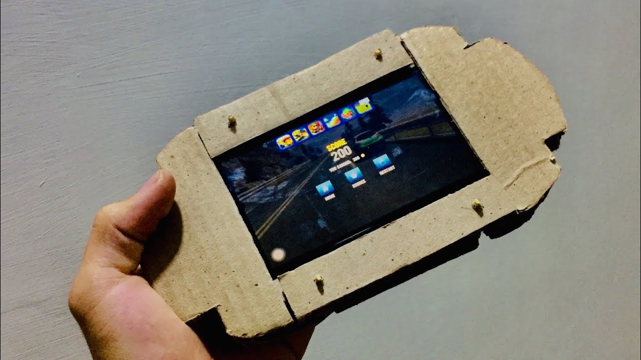 How to make a mobile controller from cardboard/diy/E-CREATIVE/easy# ...