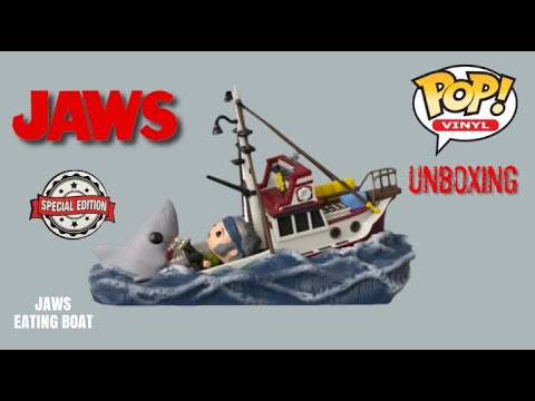 Jaws Shark Eating Boat Funko Pop Vinyl Jaws And Quint