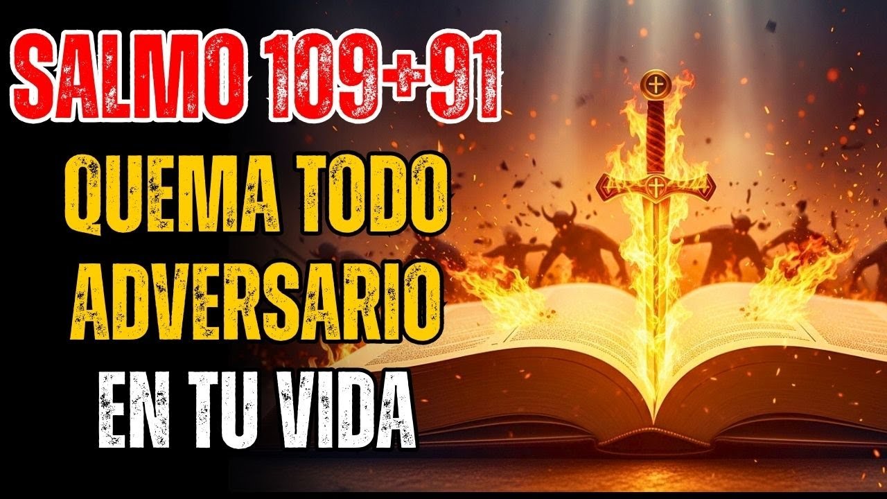 🔥 Salmo 109+91: Dios SE LEVANTA y tus adversarios SE VUELVEN cenizas antes de que salga el sol