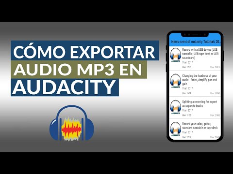 Cómo Exportar o Guardar Audio mp3 en Audacity - Paso a Paso