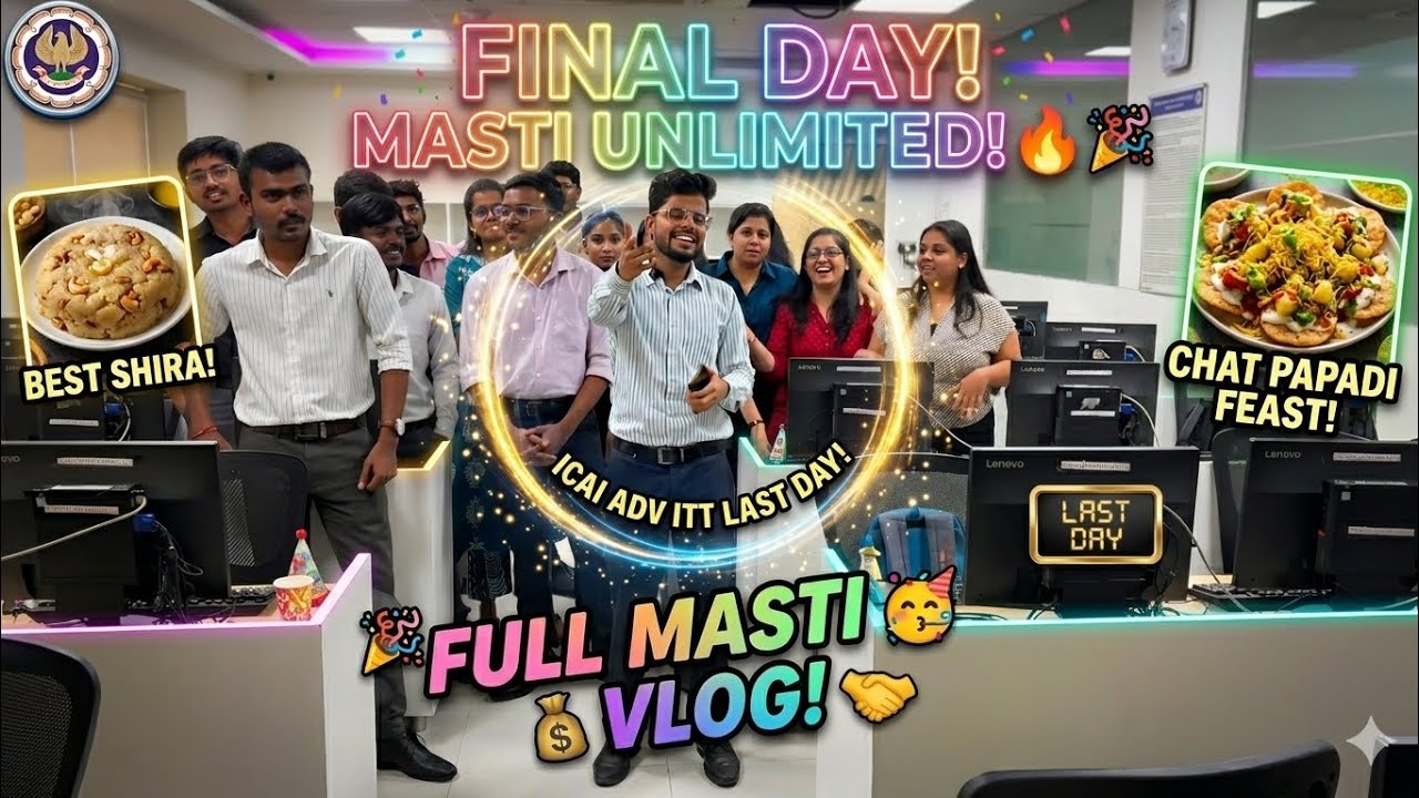Icai Itt ICAI Advance Itt course vlog || course Last vlog my last day of Adv Itt ...