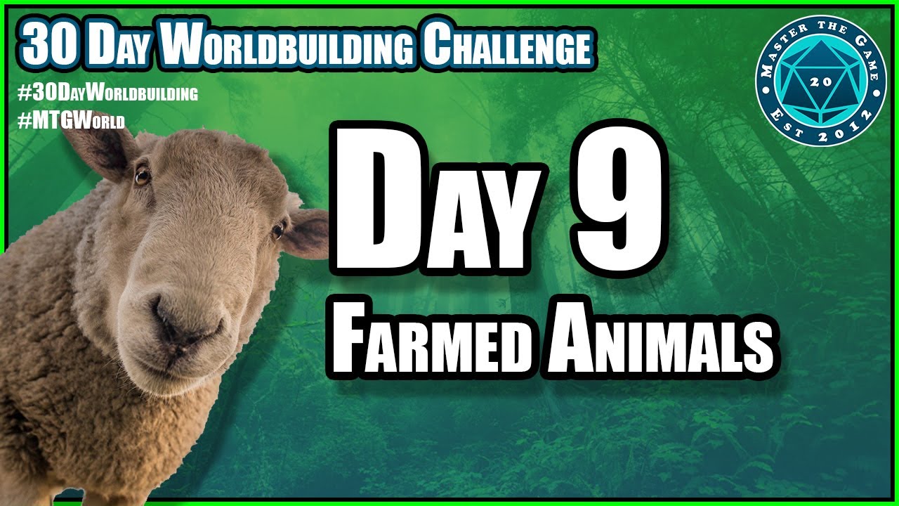 30 Day Worldbuilding Day 9 Farmed Animals - YouTube