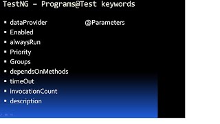 4.TestNG Test Keywords Jan29 2021