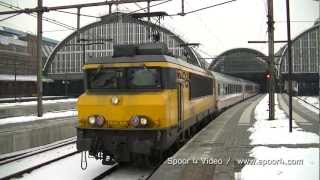 Vertrek Eloc 1767 Met Ic Berlijn Van Station Amsterdam Cs