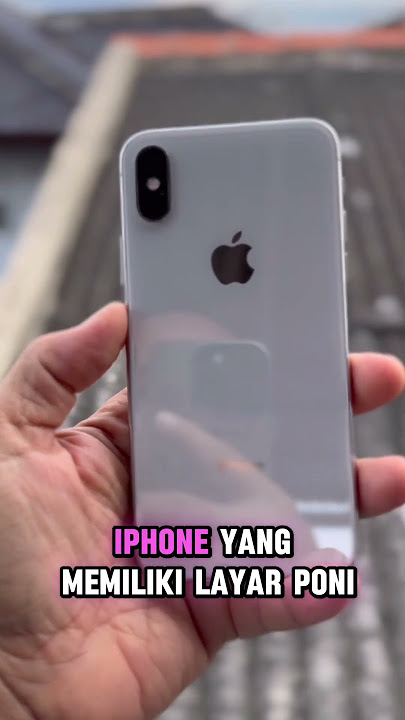 iPhone X is the first iPhone with a notch screen.