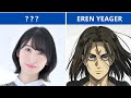 Attack On Titan : The Last Attack(2025) Voice Cast | Characters and Voice Actors