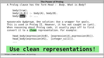 Clean vs. Defaulty Representations in Prolog