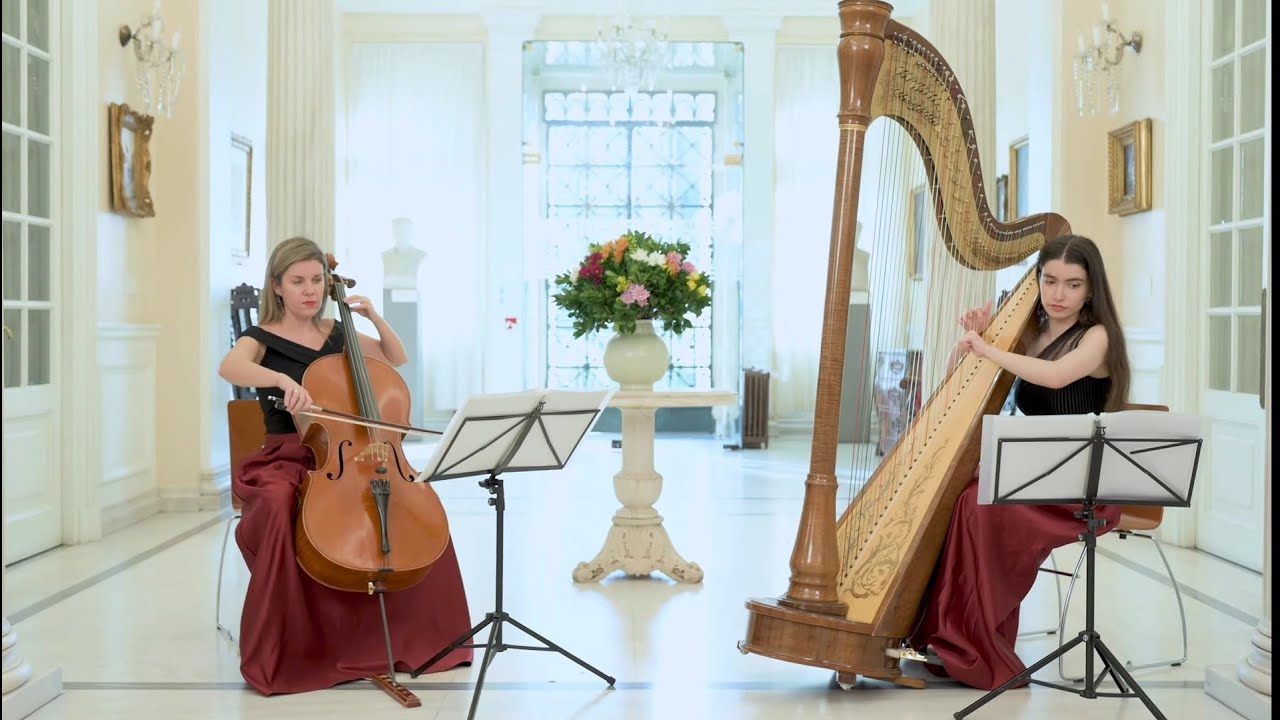 Ave Maria - Bach/Gounod || Artistic Productions Harp and Cello