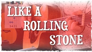 like a rolling stone- guitar tutorial | bob dylan (basic chord shapes + strumming)