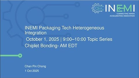 Packaging Chiplet Bonding oct01
