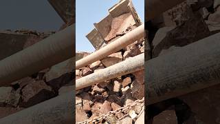 Massive Rock Dump in Hammer Crusher Machine | Satisfying Stone Crushing Process