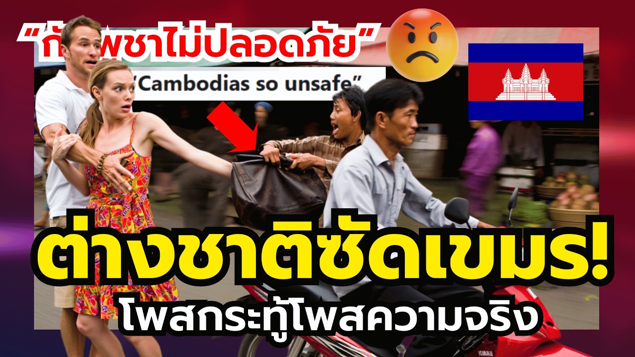 เขมรไม่พอใจ!! ต่างชาติโพสกระทู้ 