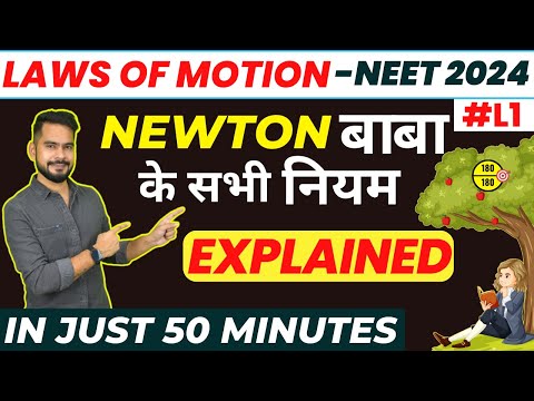 NEET 2024 Physics | Introduction | Newton's Laws of Motion Class 11 Physics | Sachin sir