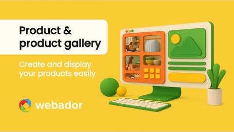 How to: The product element & product gallery | Webador