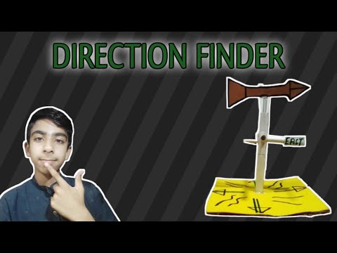 How to make a DIRECTION FINDER with cardboard || Inventor Studio ...