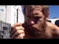 Homeless Man does Breaking Bad impressions for food