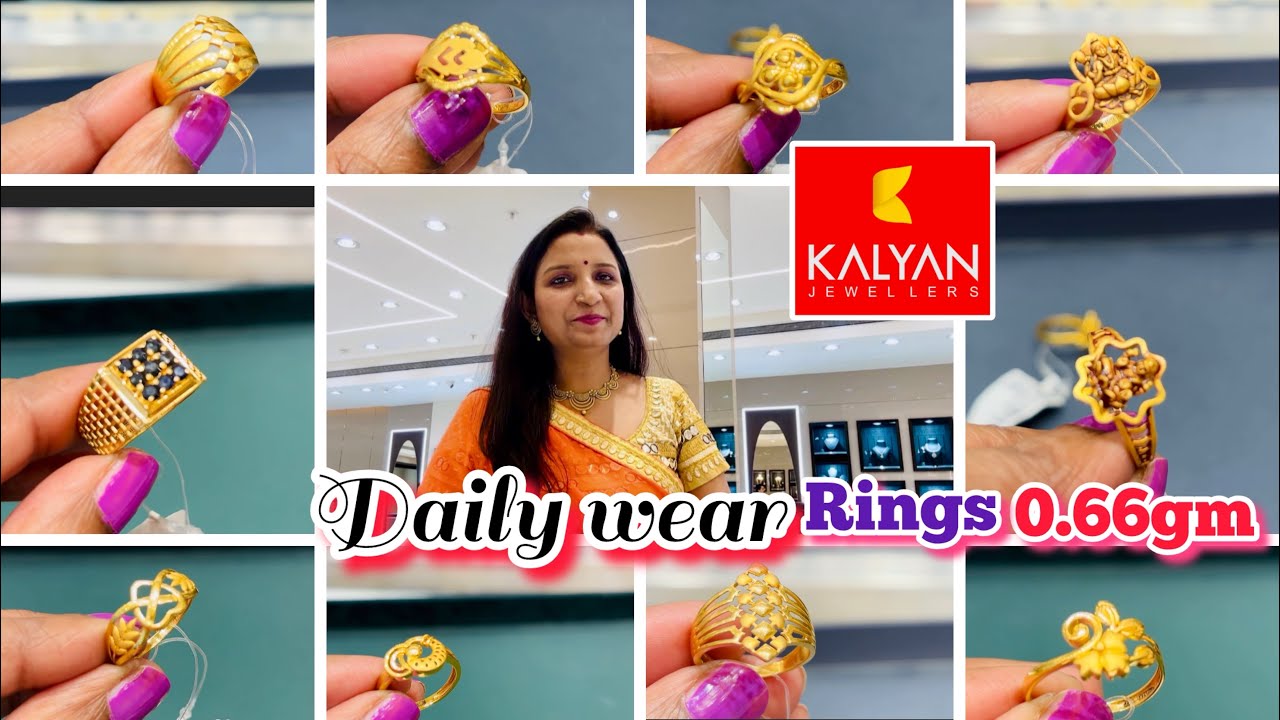 Kalyan jewellers Means /Women Gold Rings with price | Kalyan jewellers daily wear Gold Rings design 