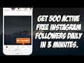 600 Followers Instagram Free