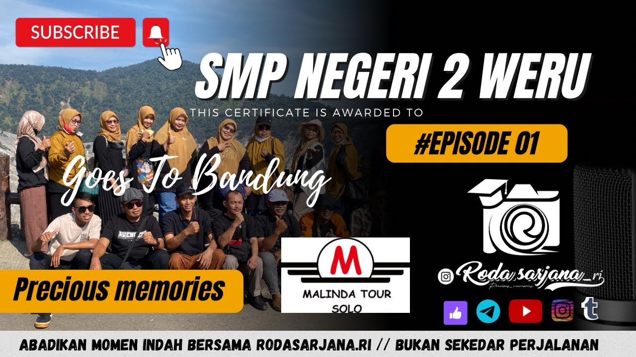 SMPN 2 WERU GOES TO BANDUNG - MALINDA TOUR 22 10 ‘23