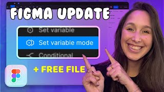 Set variable mode interaction | Figma update May 2024 | Figma Variables