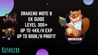 Wote 8 Drakens | 300+ Knight | Tibia