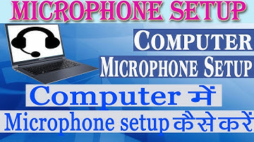 Computer Me Microphone Setup Kaise Kare/How to Set Up Mic in PC