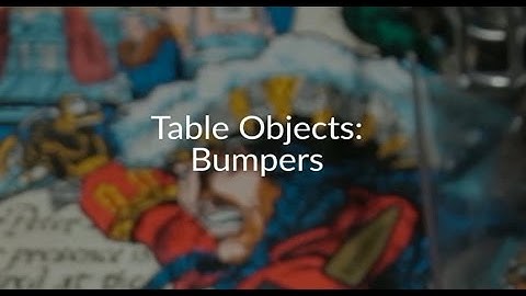 Adding Bumpers in the Pinball Games iOS and tvOS Starter Kit