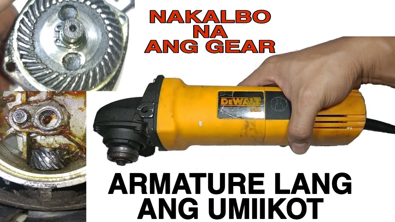 Angle Grinder Repair Armature Lang ang Umiikot YouTube