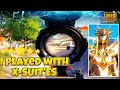 I played with X suites 😍FULL AGRESSİVE 😈GAMEPLAY | PUBG MOBİLE 